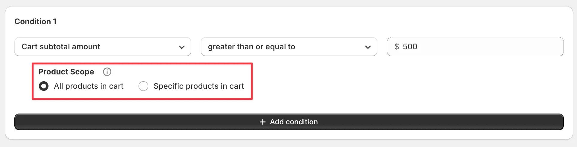 Product Scope - All Products